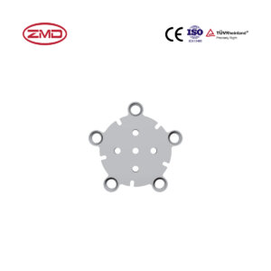 Cranial Interlink Plate I Snowflake Mesh Non-anodized