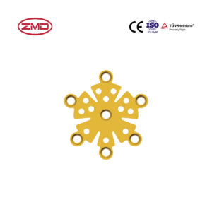 Cranial Interlink Plate II Snowflake Mesh Anodized