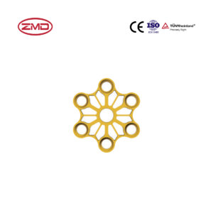 Cranial Interlink Plate III Snowflake Mesh Anodized