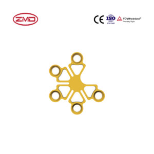 Drainage Cranial Interlink Plate V Anodized