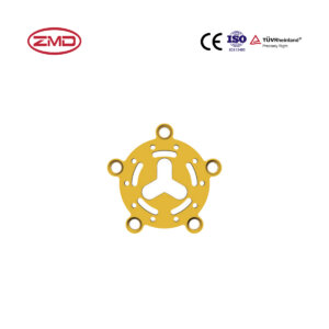 Drainage Cranial Interlink Plate VI Anodized