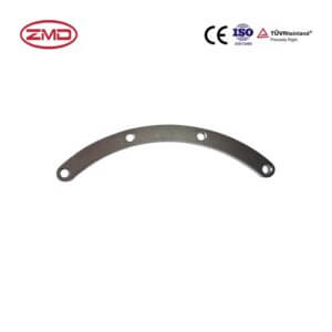 Curved connection plate