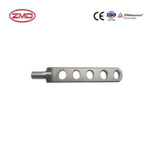 Standoff pin clamp with threaded end