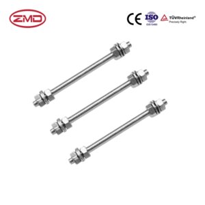 Threaded Bars with nuts and washers