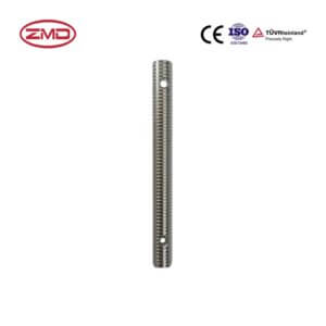 Threaded rod with hole