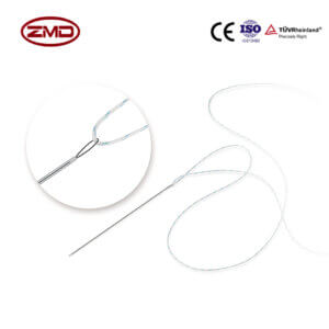 Special sewing loop for ligament knitting